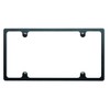 BILLET SPEC 55020 License Plate Frame Plain Slim Line, Black