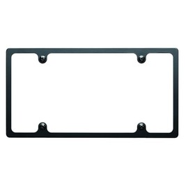BILLET SPEC 55020 License Plate Frame Plain Slim Line, Black