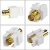 XMSJSIY Keystone BNC Jack Female to Female Coupler Adapter BNC
