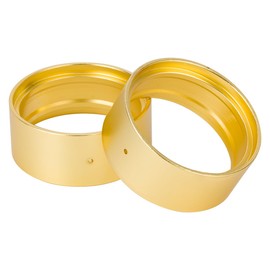 1.9 Inch Brass Coating Internal Beadlock Ring Clamp Ring 94g Heavy Metal Wheel Counterweight Fits 1.9 Wheel Rim for 1/10 TRX4 TRX6 Axial SCX10 I II III Pro Redcat GEN7 GEN8 RC Crawler Car (2PCS)