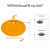 Bathroom Sink Faucet FRANSITON 4 Inch Faucet 2 Handle Bathroom