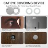 3pc Peephole Cover, Door Viewer Cover with Double-Sided Self-Adhesive Tape