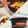 bella 6.0 Qt Programmable Slow Cooker, Ceramic Nonstick Coating, Adjustable