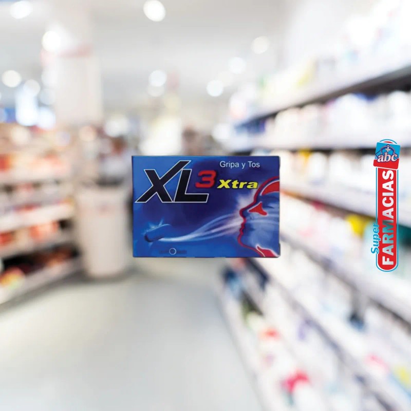 Xl-3 Xtra 12 Caps Dextrometorfano Fenilefrina Clorfenamina