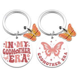 Uerifr Godmother Proposal Gift Will You Be My Godmother Gifts from Godchild God Mother Gifts for Women Godparents God Mommy Proposal Madrina Keychain for Birthday Christmas Mothers Day