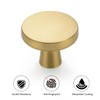 Ravinte 30 Pack Solid Knobs Kitchen Cabinet Knobs Round Knobs