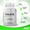Folate 1000mcg (L-Methylfolate) 120 Capsules, 5-MTHF Active Form of Folic