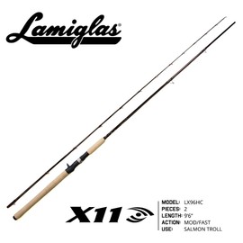 Lamiglas LX96HC X-11 Series Rod, 9'6"