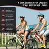 Life On Bicycle 360 Degree Adjustable Rearview Bicycle Helmet Mirror