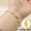 925 Sterling Silver Magnetic Necklace Clasps，Magnetic Necklace Clasps and Extenders，for