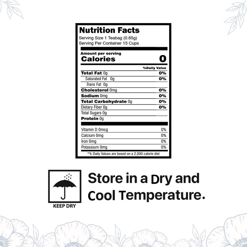 BLUE TEA - Chamomile Tea - 3.52 Oz (100+ Cups)