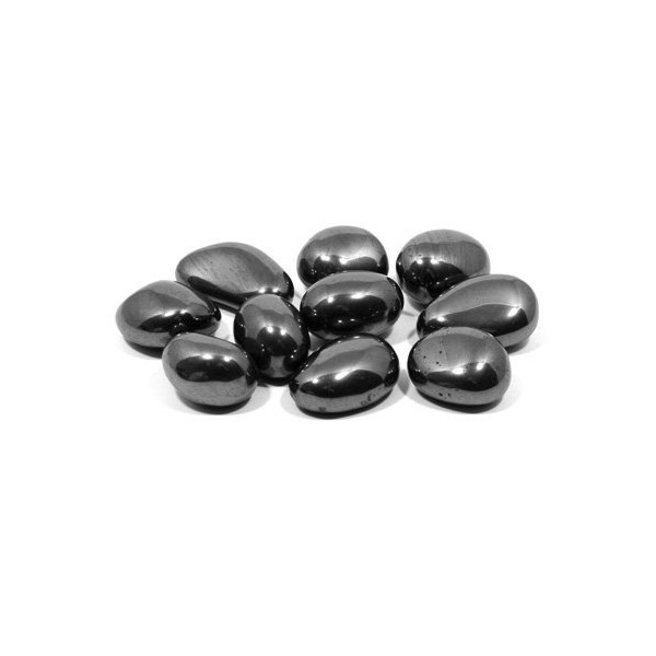 Hematite Tumble Stones (20-25mm) - 5 Pack