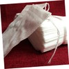 BIUDECO Loose Tea Bags Drawstring 100 Pack Non-Woven Tea Filter
