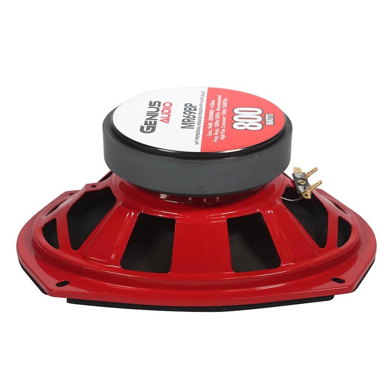 Genius MR69BP 6X9 Midange Speaker Whit Bullet Plastic - 1.5"