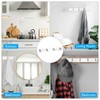 PATIKIL Wall Mounted Coat Rack 10" 304 Stainless Steel Beveled