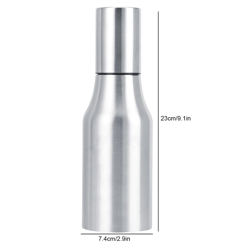 304 Stainless Steel DustProof Leakproof Oil Vinegar Bottle Dispenser Pot