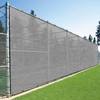 SunnyRoyal 4' x 26' Grey Privacy Fence Screen Heavy Duty