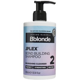 Jerome Russell Bblonde JPLEX 2 Bond Building Shampoo - Nourishing Cleanser Hair Treatment to Protect, Strengthen & Restore Damaged Hair, 300ml