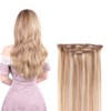 12" Clip in Hair Extensions Remy Human Hair for Women