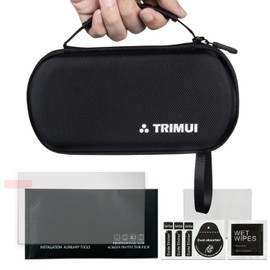 TIMEXPLAYER Durable EVA Case for Trimui Smart Pro - Waterproof, Shockproof, with 5-Inch Screen Protector for Travel & Storage Black
