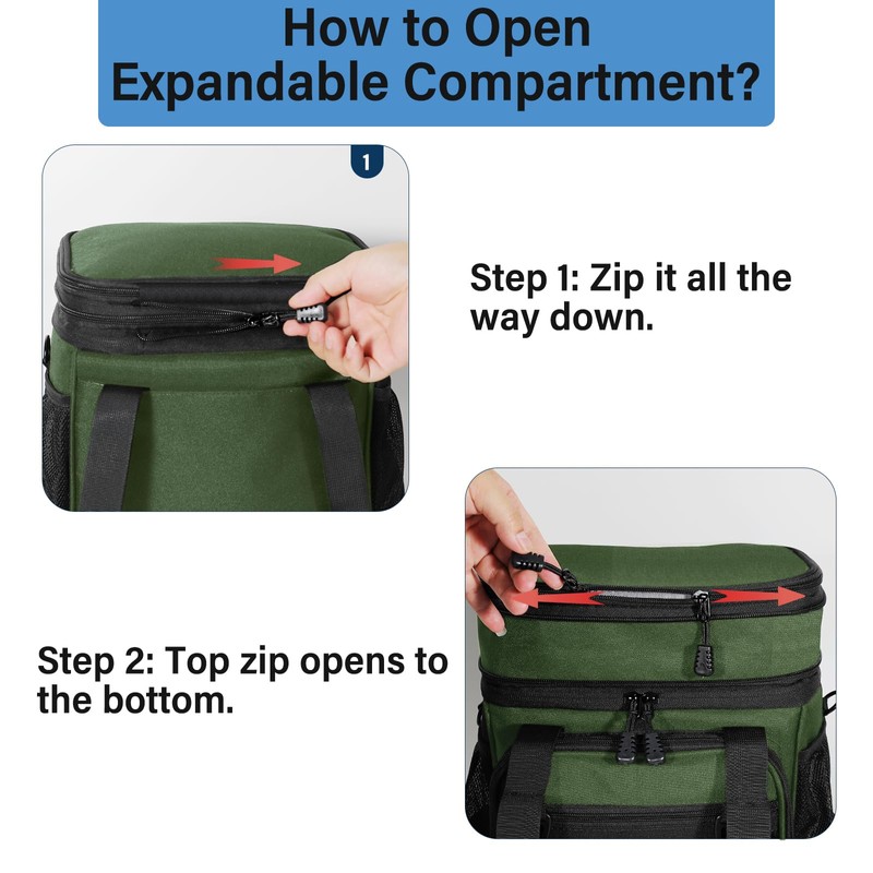 Lunch Box Cooler Bag - Insulated Tactical Lunchbox for Men
