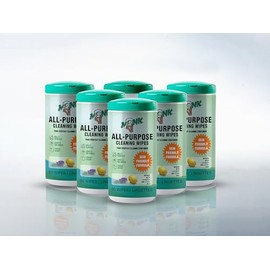Monk All Purpose Cleaning Wipes, Fresh Scent, Multi-Surface, Skin Friendly, for Kitchen, Bathroom, Patio Furniture