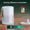 KOIOS Home HEPA Filter Air Purifier Desktop Office for Car