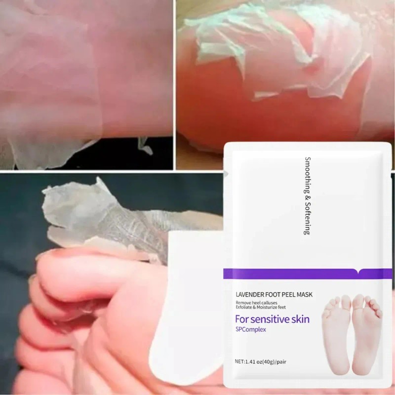 Mascarilla Exfoliante De Pies Elimina Piel Muerta Talones F