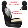 Universal Car Seat Covers for Front Seats, Cloth Front Car