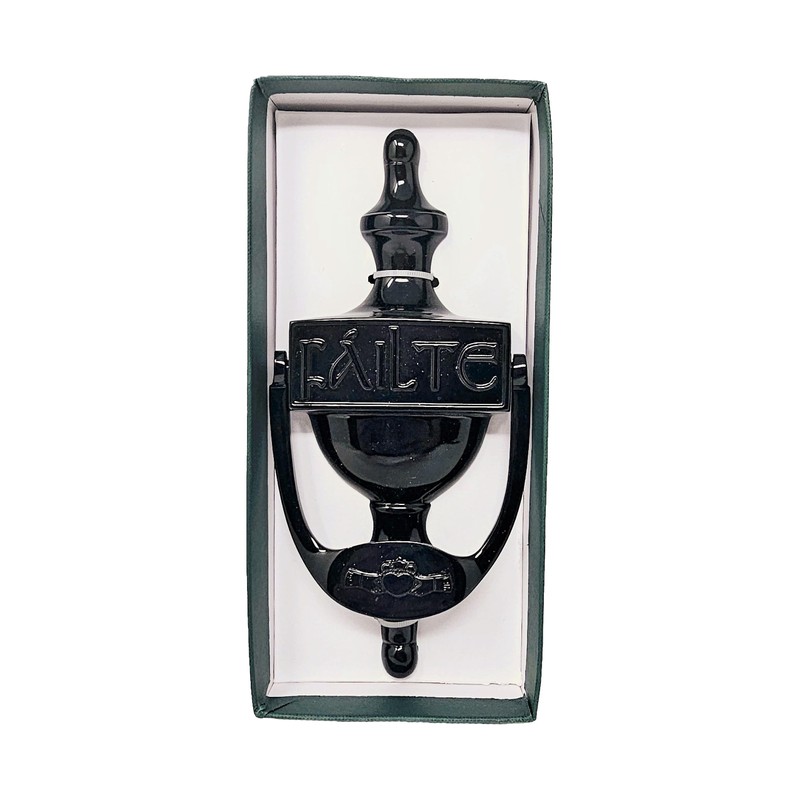 Exclusively Irish Claddagh Door Knocker for Front Door Celtic Brass