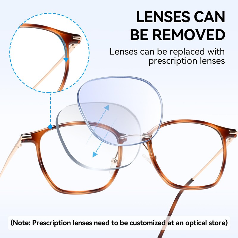 Dollger Blue Light Blocking Brille Frau Mann, Mode kleine quadratische