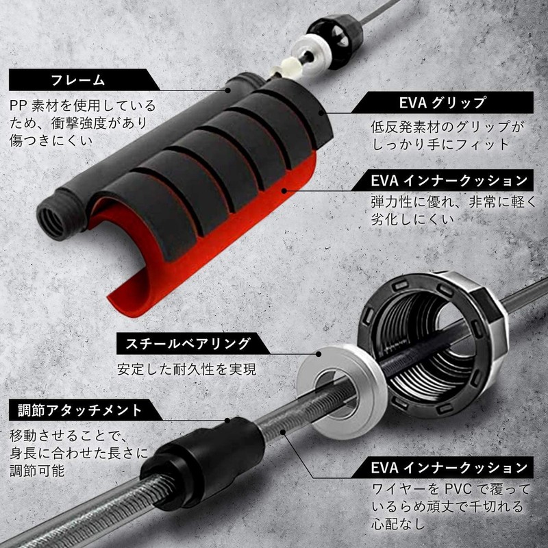 Catsobat Jump Rope, Training and Fitness [30 Day Manufacturer's Warranty]