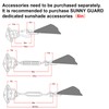 SUNNY GUARD Sun Shade Sail 10' x 13' Rectangle Brown