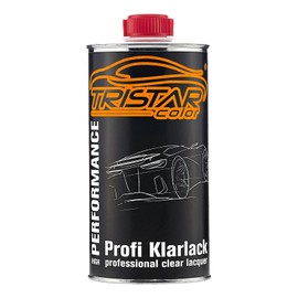 TRISTARcolor 0.75 Litre 2K Clear Varnish Car Paint Semi-Matt HS Including Hardener