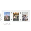 Gmllary 4x6 Three Picture Frames Hinged Folding Photo Frames Vertical