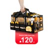 KUMDIYIT 22 Inch Heavy Duty Tool Bag-48 Pockets,1680D Tear&Abrasion Resistant,Includes
