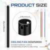 VIHOSE 18 Inch Ceiling Fan Downrod with Extension Cord 1.5