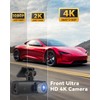 Dash Cam 4K Front, Ultra HD Dash Camera for Cars,