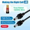 AGVEE 6.6ft Starlink Mini DC to DC Cable – 20V/7A