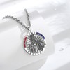 CELESTIA 3-Way WWII Land-Air-Sea Military Protection Medal Necklace for Men