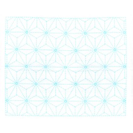 ナスカ 刺し子布 白 1麻の葉