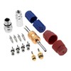 Mtsooning 17PCS Air Conditioning Valve Core Kit,R134a Refrigeration Valve Core