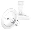 MOOMentaneous 17mm Oval Flanges Breast Pump Parts Compatible with Medela