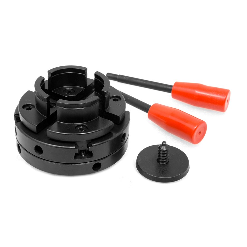 WEN LA4444 4-Inch 4-Jaw Self-Centering Chuck Set with 1-Inch x