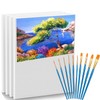 Voyzdx Bastidor De Algodón Para Pintura Al Oleo,Set de 4