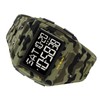 Digital Sports Watch Dual Time Display Night Light Adjustable TPR