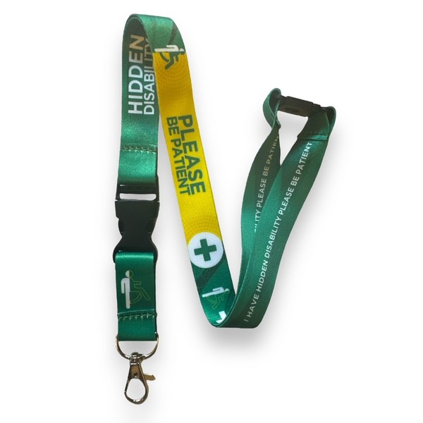 PAC Supplies Global Hidden Disability Lanyard, Please Be Patient with