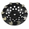 MOSTARTOOLS 7 Inch Arrow Segment Diamond Grinding Cup Wheel for