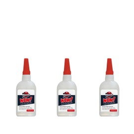 Kraken Bond Wow! Super Crazy Glue Clear - (3x1.75 oz) Strong Cyanoacrylate (CA) Glue for Plastic, Metal, Wood, PVC, Fast Curing Epoxy Adhesive | 3 Pack