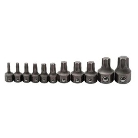 GEARWRENCH 11 Pc. Torx Insert Bit Set for 6 & 12 Pt. Wrenches - 81560